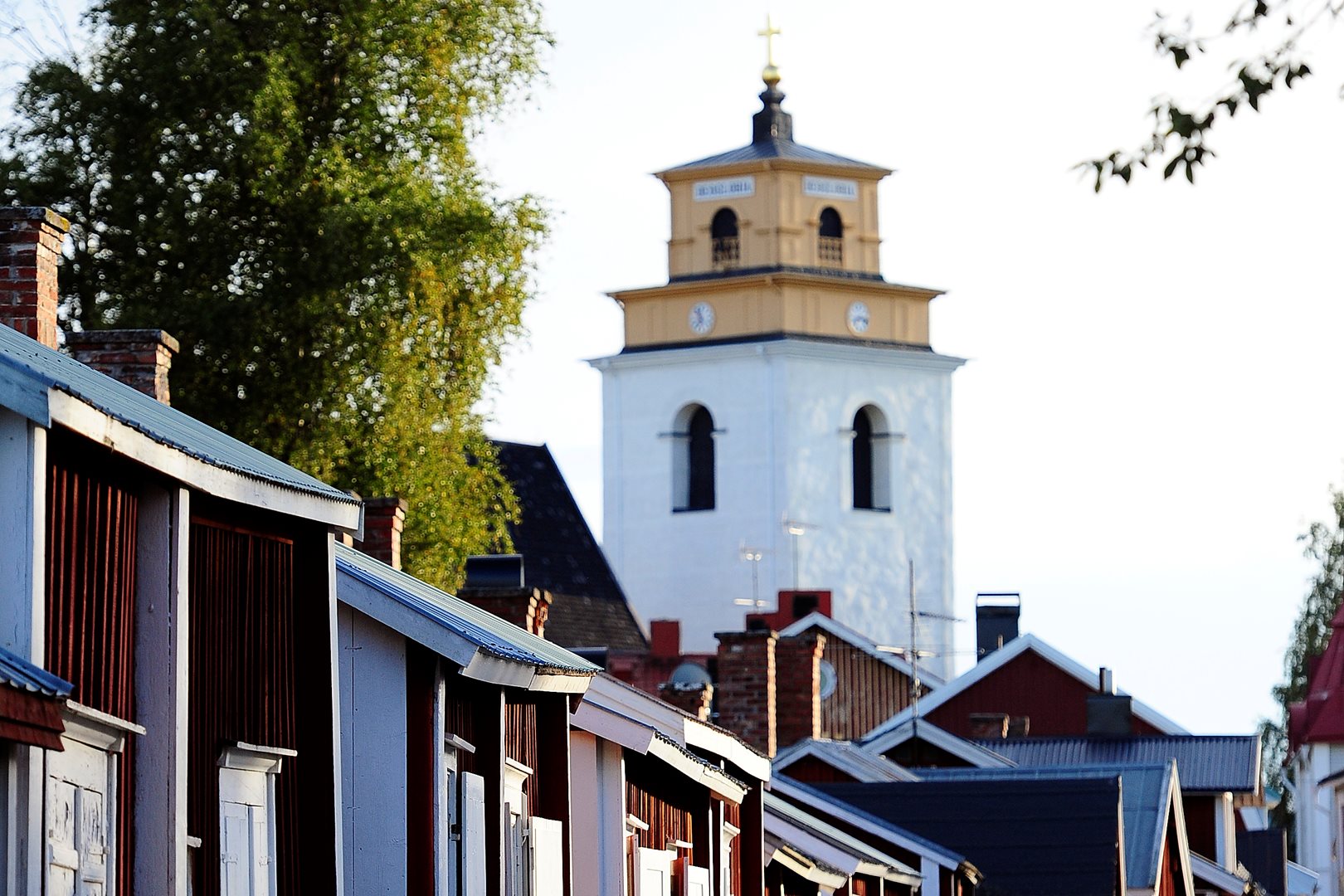 Bild från världsarvet Gammelstads kyrkstad