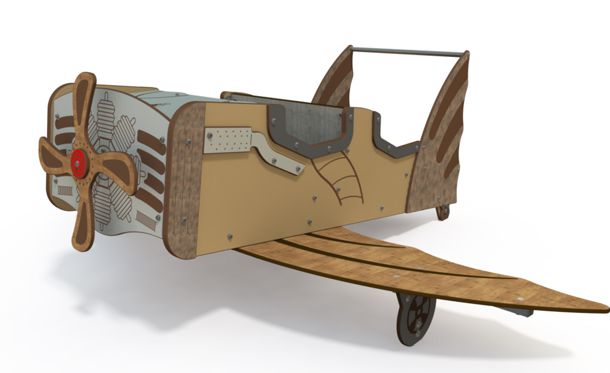 Ett flygplan för de minsta piloterna.