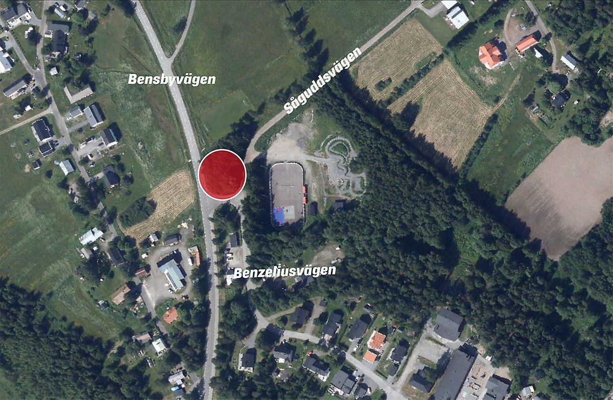 Bussgatan kommer att byggas mellan Bensbyvägen och Såguddsvägen